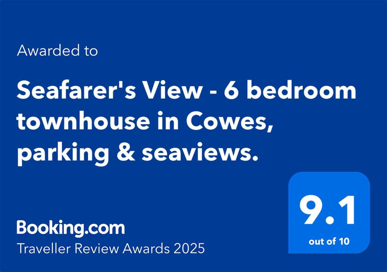 Seafarer'S View - 6 Bedroom Townhouse In Cowes, Parking & Seaviews. 카우즈 외부 사진